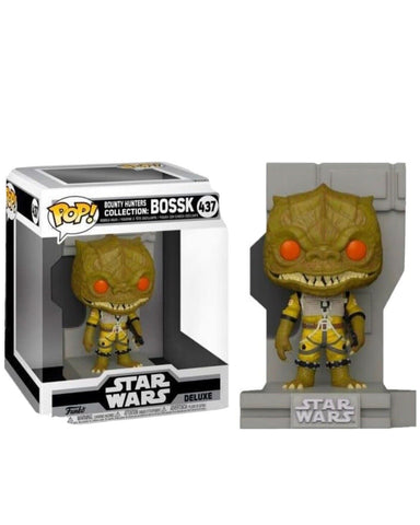POP! Star Wars Deluxe #437: Bounty Hunters Collection - Bossk (Gamestop Exclusive) (Funko POP!) Figure and Box