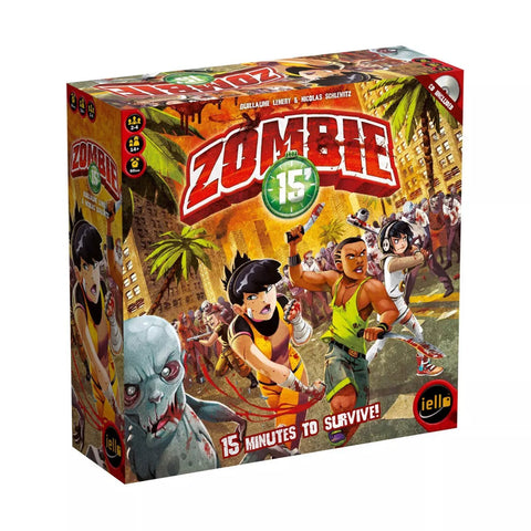 Zombie 15 (2014) (iello) (Whatz Games) (Board Game) Pre-Owned