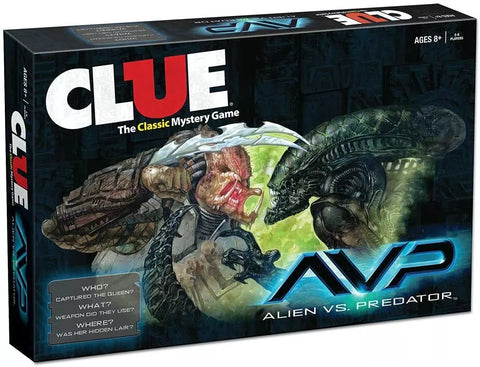 Clue: AVP Alien vs. Predator Edition (USAopoly) (Hasbro) 2016 (Board Game) Pre-Owned