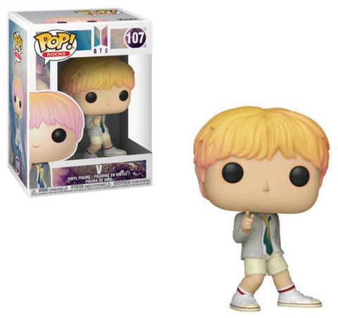 POP! Rocks #107: BTS - V (Big Hit) (Funko POP!) Figure and Box w/ Protector