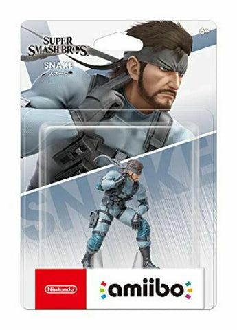 Snake (Metal Gear Solid) (Super Smash Bros Series) (Amiibo) NEW (*_*)