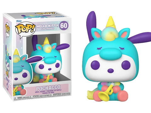 POP! Hello Kitty and Friends #60: Pochacco (Funko POP!) Figure and Box w/ Protector