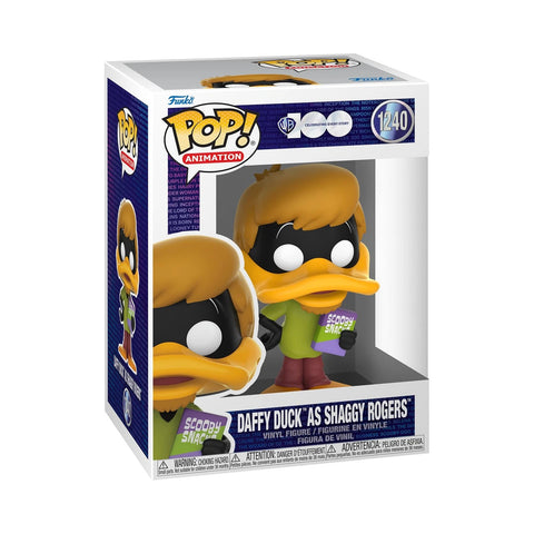 POP! Animation #1240: Care Bears 40th Anniversary - Daffy Duck as Shaggy Rogers (Funko POP!) Figure and Box w/ Protector