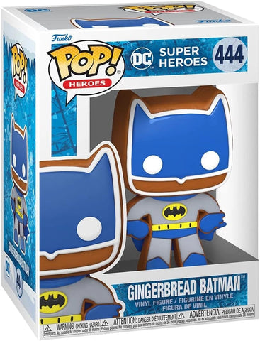 POP! Heroes #444: Super Heroes - Gingerbread Batman (Funko POP!) Figure and Box w/ Protector