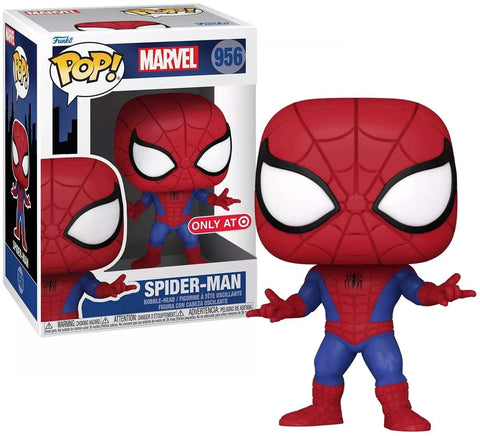 POP! Marvel #956: Spider-Man (Target Exclusive) (Funko POP!) Figure and Box w/ Protector