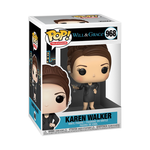 POP! Television #968: Will & Grace - Karen Walker (Funko POP!) Figure and Box w/ Protector