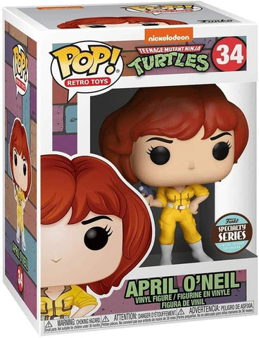 POP! Retro Toys #34: Teenage mutant Ninja Turtles - April O’Neil (Nickelodeon) (Specialty Series Limited Edition Exclusive) (Funko POP!) Figure and Box w/ Protector