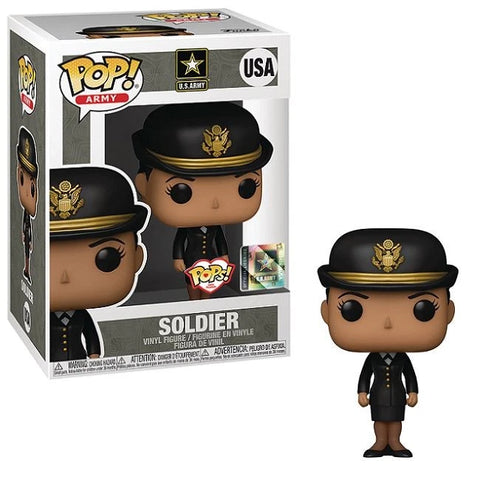 POP! Army: U.S. Army - Soldier (Female) (POPS With Purpose) (Funko POP!) Figure and Box w/ Protector