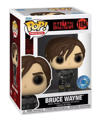POP! Movies #1194: The Batman - Bruce Wayne (POP in a Box Exclusive) (Funko POP!) Figure and Box w/ Protector