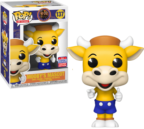POP! Ad Icons #137: Jay & Silent Bob - Mooby's Mascot (Funko POP!) Figure and Box w/ Protector