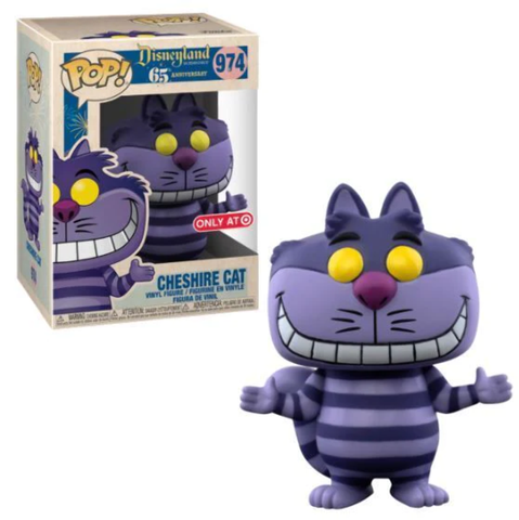 POP! Disney #974: Disneyland Resort 65th Anniversary - Cheshire Cat (Target Exclusive) (Funko POP!) Figure and Box w/ Protector