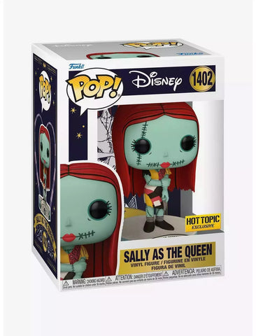 POP! Disney #1402: The Nightmare Before Christmas - Sally as The Queen (Hot Topic Exclusive) (Funko POP!) Figure and Box w/ Protector