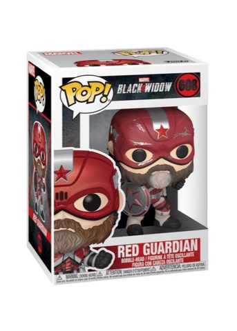 POP! Marvel #608: Black Widow - Red Guardian (Funko POP! Bobblehead) Figure and Box w/ Protector