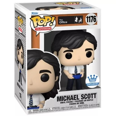 POP! Television #1176: The Office - Michael Scott (Funko.com Exclusive) (Funko POP!) Figure and Box w/ Protector (Box Damage)