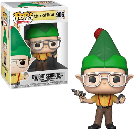 POP! Television #905: The Office - Dwight Schrute as Elf (Funko POP!) Figure and Box w/ Protector