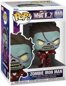 POP! Marvel #944: What If...? - Zombie Iron Man (Funko POP!) Figure and Box w/ Protector (Box Damage)