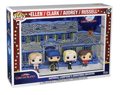 Funko POP! Moment Deluxe #02: National Lampoon's Christmas Vacation (Ellen / Clark / Audrey / Russell) (Funko POP!) Figure and Box