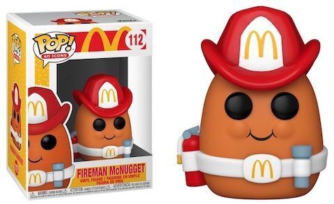 POP! Icons #112: Fireman McNugget (Funko POP!) Figure and Box w/ Protector