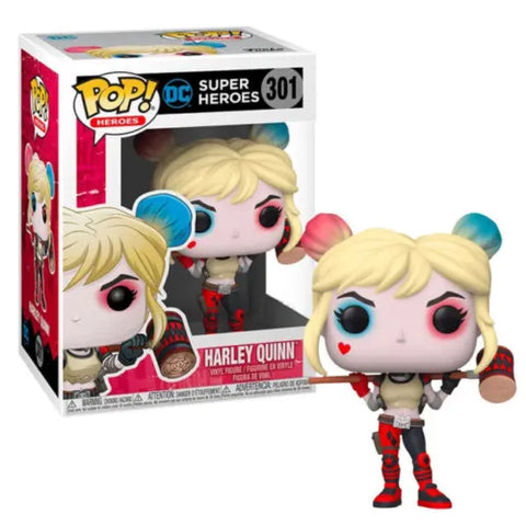 POP! Heroes #301: DC Super Heroes - Harley Quinn (GameStop Exclusive) (Funko POP!) Figure and Box w/ Protector