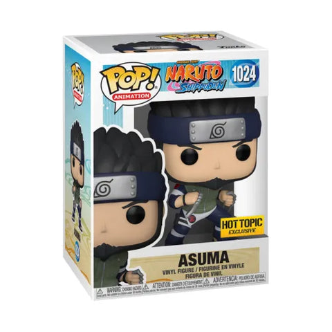 POP! Animation #1024: Naruto Shippuden - Asuma (Hot Topic Exclusive) (Funko POP!) Figure and Box w/ Protector