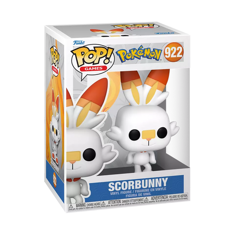 POP! Games #922: Pokemon - Scorbunny (Funko POP!) Figure and Box w/ Protector