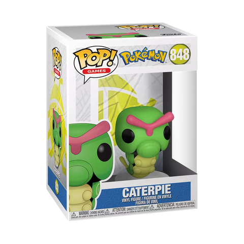 POP! Games #848: Pokemon - Caterpie (Funko POP!) Figure and Box w/ Protector