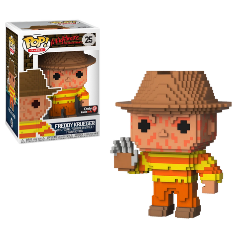 Funko POP! 8-Bit #25: A Nightmare On Elm Street - Freddy Krueger (GameStop Exclusive) (Funko POP!) Figure and Box w/ Protector