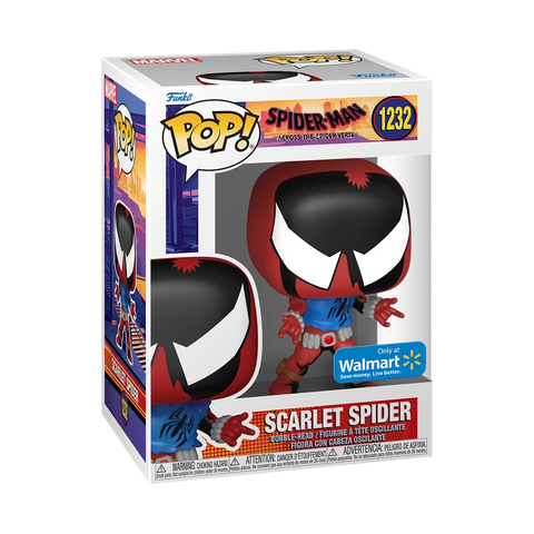 POP! Marvel #1232: Spider-Man Across The Spider-Verse - Scarlet Spider (Wal-Mart Exclusive) (Funko POP!) Figure and Box w/ Protector