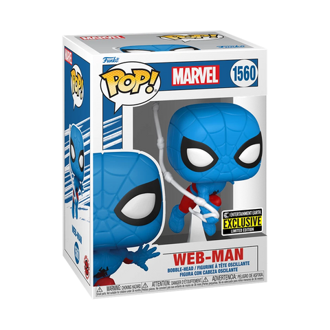 POP! Marvel #1560: Web-Man (Entertainment Earth Exclusive Limited Edition) (Funko POP!) Figure and Box w/ Protector