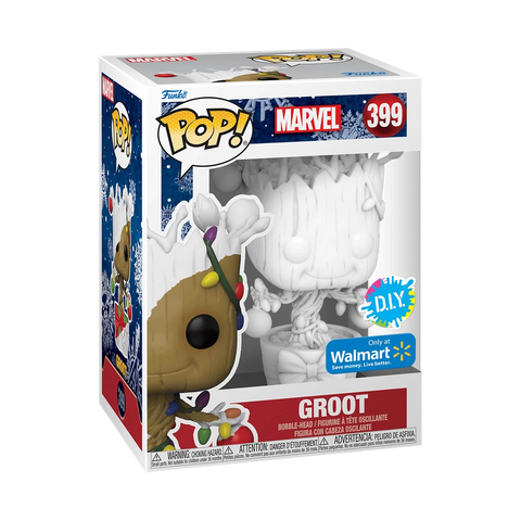 POPs! Marvel #399: D.I.Y. Groot (Wal-Mart Exclusive) (Funko POP!) Figure and Box w/ Protector