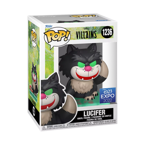 POP! Disney #1236: Villains - Lucifer (D23 Expo 2022) (Funko POP!) Figure and Box w/ Protector