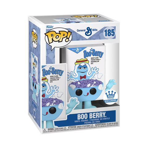 POP! Foodies #73: General Mills - Boo Berry (Cereal) (Funko.com Exclusive) (Funko POP!) Figure and Box w/ Protector