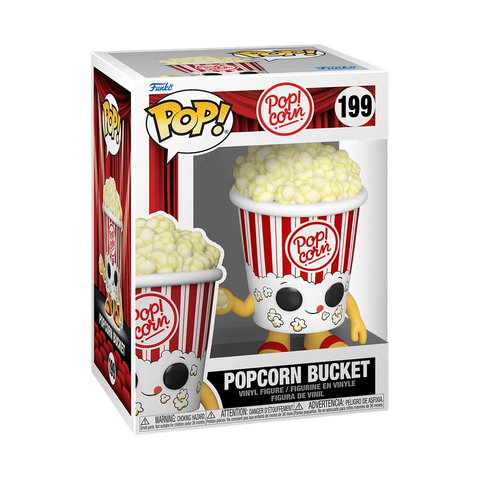 POP! Foodies #199: Popcorn Bucket (Movie Night) (Funko Theaters) (Funko POP!) Figure and Box w/ Protector