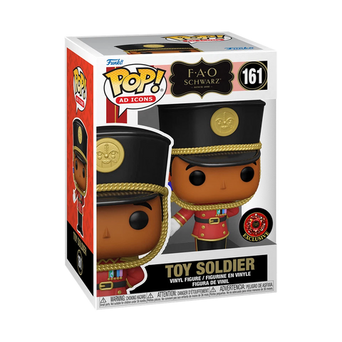 POP! AD Icons #161: FAO Schwarz - Toy Soldier (Exclusive) (Funko POP!) Figure and Box w/ Protector