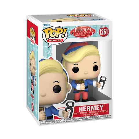 POP! Movies #1261: Rudolph the Red-Nosed Reindeer - Hermey (Funko POP!) Figure and Box w/ Protector