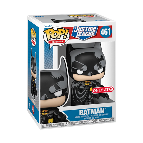 POP! Heroes #461: Justice League - Batman (Target Exclusive) (Funko POP!) Figure and Box w/ Protector