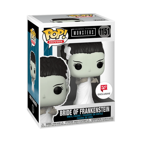 POP! Movies #1151: Universal Studios Monsters - Bride of Frankenstein (Wal-Greens Exclusive) (Funko POP!) Figure and Box w/ Protector