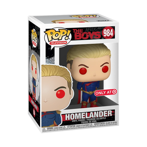 POP! Television #984: The Boys - Homelander (Target Exclusive) (Funko POP!) Figure and Box w/ Protector
