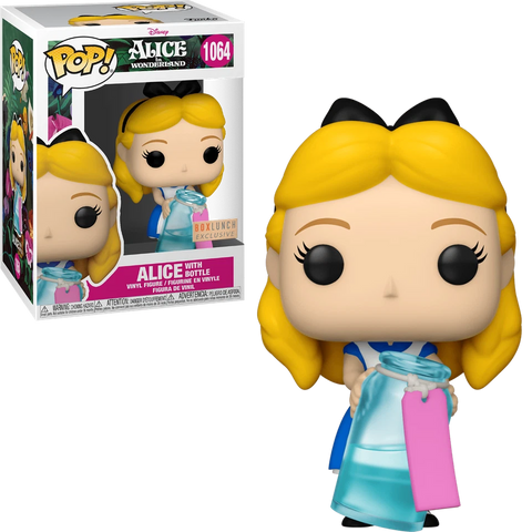 POP! Disney #1064: Alice in Wonderland - Alice with Bottle (Box Lunch Exclusive) (Funko POP!) Figure and Box w/ Protector