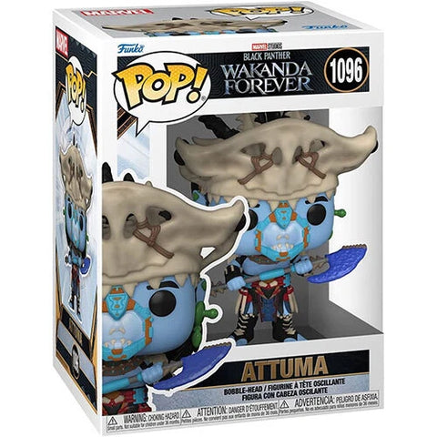POP! Marvel Studios #1096: Black Panther Wakanda Forever - Attuma (Funko POP!) Figure and Box w/ Protector