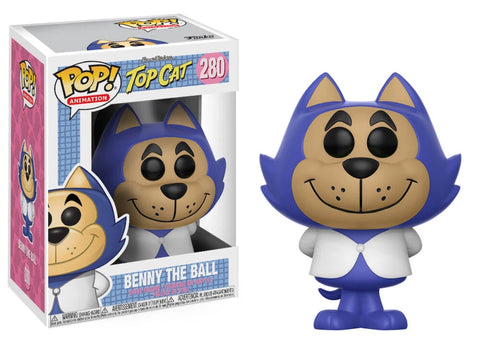 POP! Animation #280: Hanna Barbera - Top Cat - Benny The Ball (Funko POP!) Figure and Box w/ Protector
