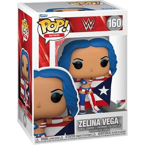 POP! WWE #160: Zelina Vega (Funko POP!) Figure and Box w/ Protector