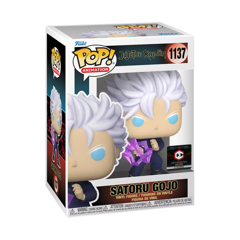 POP! Animation #1137: Jujutsu Kaisen: Satoru Gojo (Chalice Collectibles Exclusive) (Funko POP!) Figure and Box w/ Protector