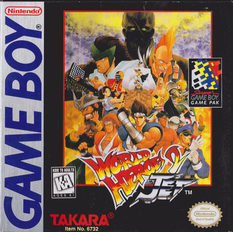 World Heroes 2 Jet (Nintendo Game Boy) Pre-Owned: Cartridge Only