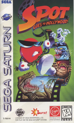 Spot Goes To Hollywood (Sega Saturn) Pre-Owned: Game, Manual, and Case
