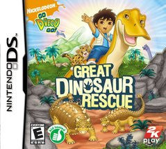 Go, Diego, Go!: Great Dinosaur Rescue (Nintendo DS) Pre-Owned: Game, Manual, and Case