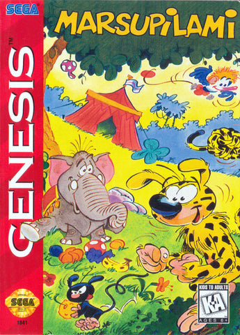 Marsupilami (Sega Genesis) Pre-Owned: Cartridge, Manual, and Box