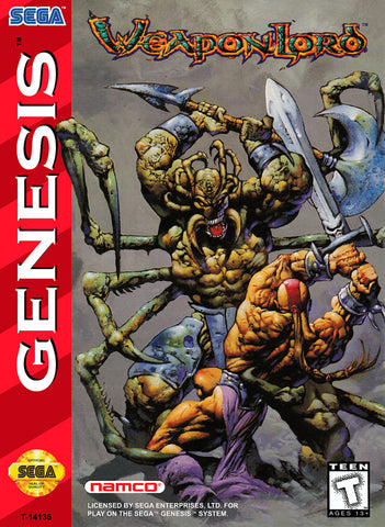 WeaponLord (Sega Genesis) Pre-Owned: Cartridge, Manual, and Box