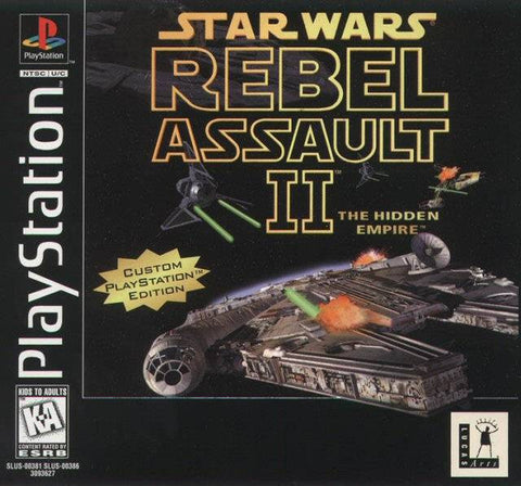 Star Wars Rebel Assault II (Playstation 1) Pre-Owned: Game, Manual, and Case