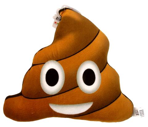 Poop Emoji Plush Pillow NEW